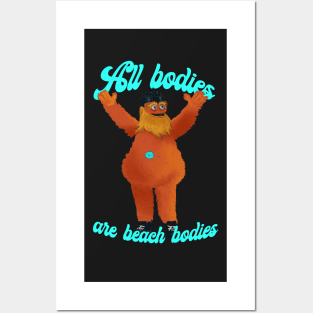 All Bodies Feminist Streaking Gritty Posters and Art